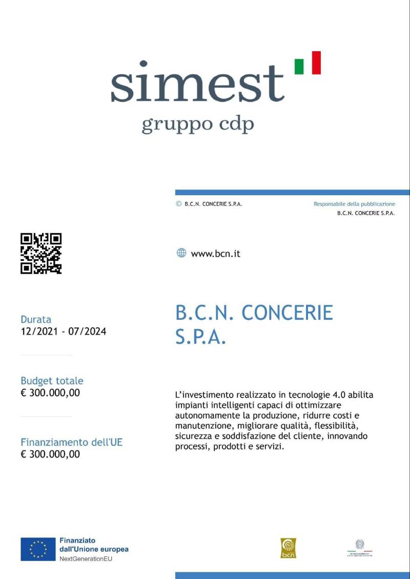 SIMEST DIGITAL TRANSITION PROJECT Op.ne n. 65902/TD/FP